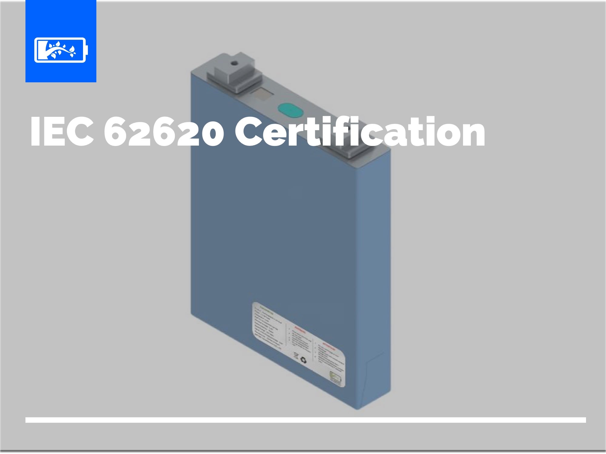 IEC 62620 Certification