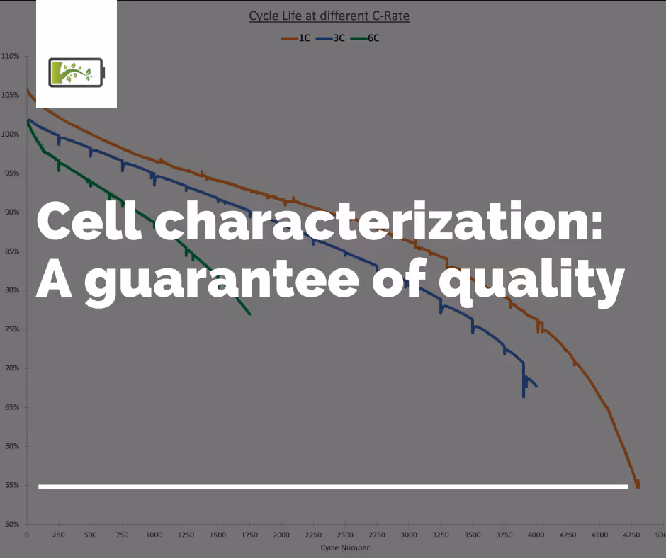 Cell characterization: a guarantee of quality