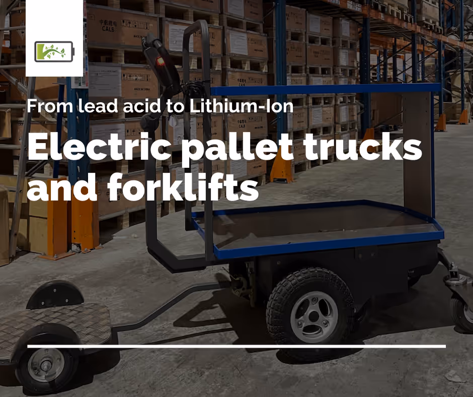 A new life for electric pallet trucks and forklifts