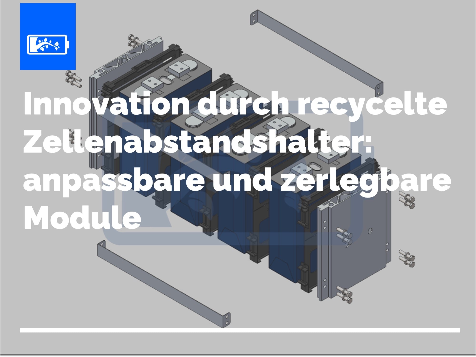 Innovation durch recycelte Zellenabstandshalter: anpassbare und zerlegbare Module