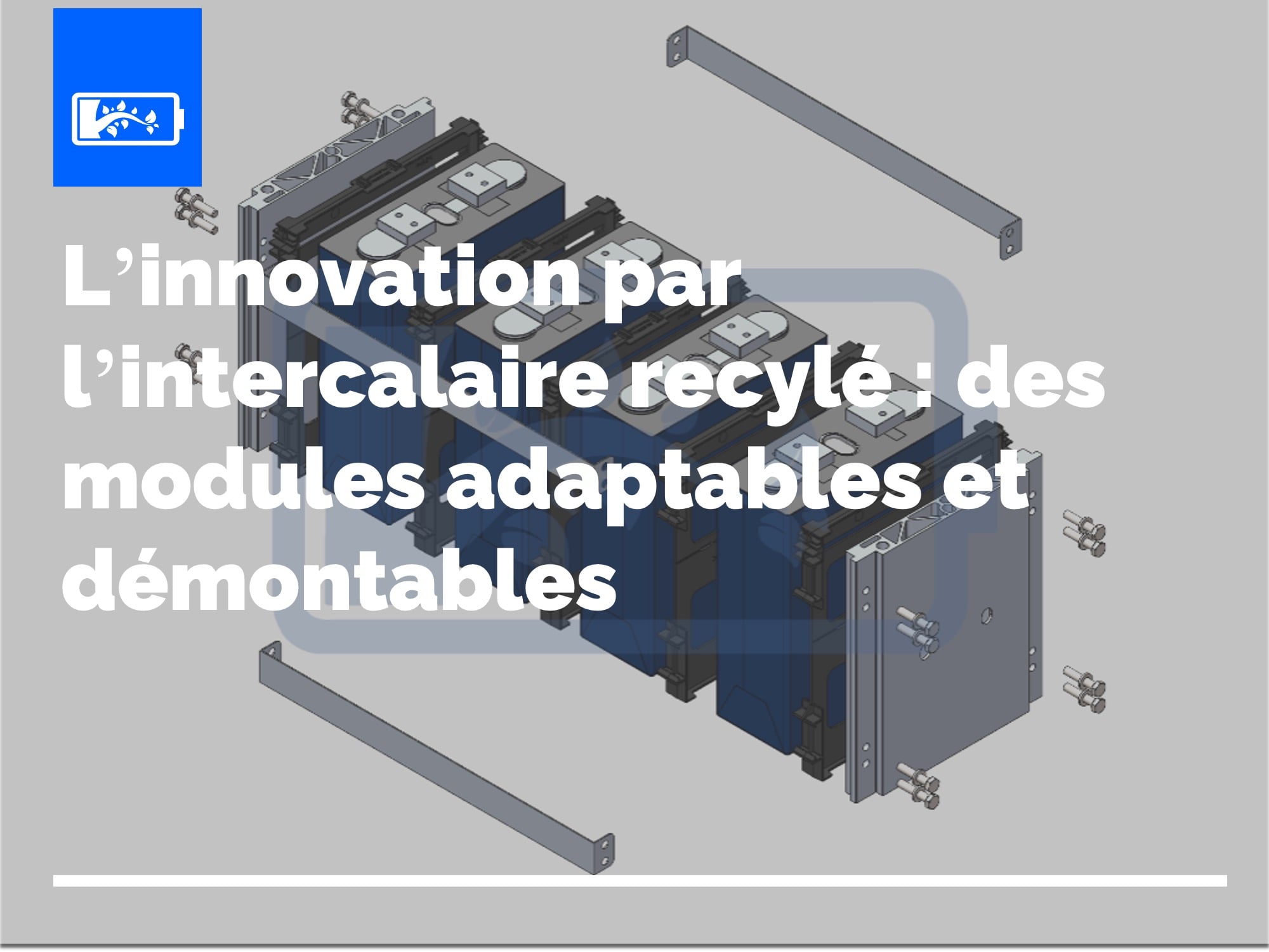 L'innovation par l'intercalaire recyclé : des modules adaptables et démontables